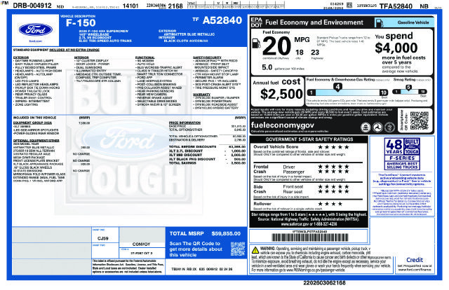 Certified 2026 Ford F150 XLT w/ Equipment Group 302A MID AWD/4WD image 12
