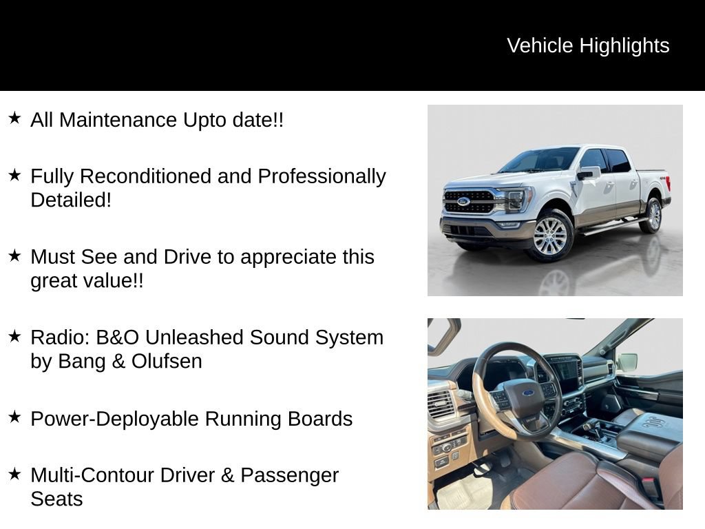 Certified 2023 Ford F150 King Ranch w/ Equipment Group 601A High AWD/4WD image 22