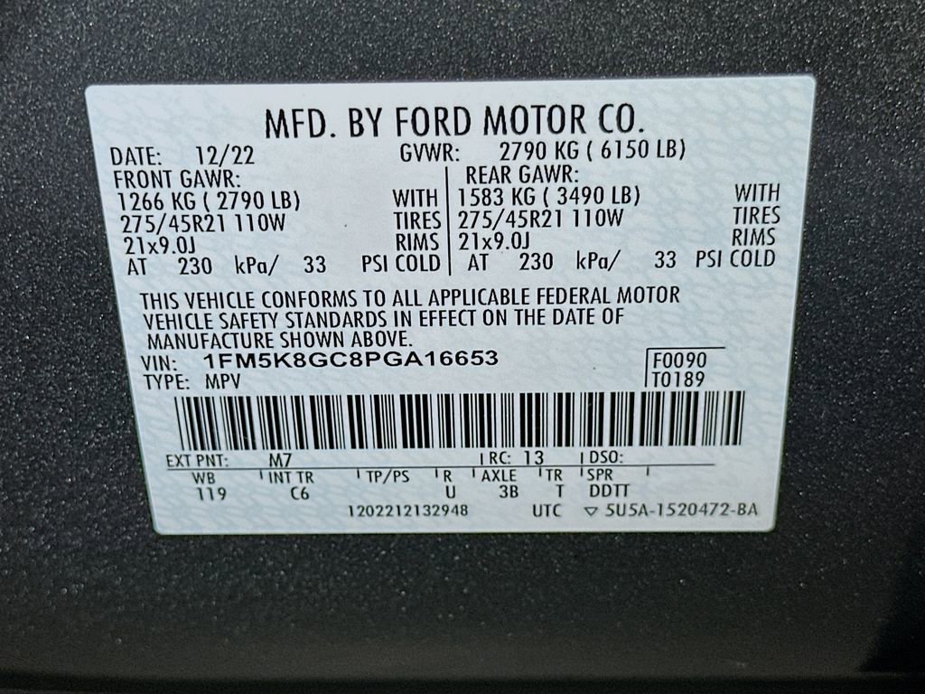 Certified 2023 Ford Explorer ST w/ Equipment Group 401A AWD/4WD image 21