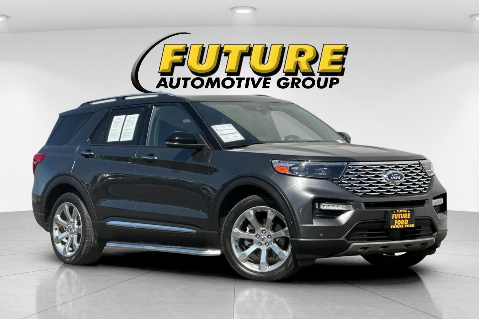 Certified 2020 Ford Explorer Platinum w/ Premium Technology Package AWD/4WD image 1