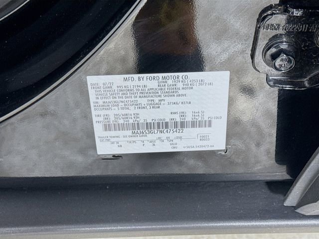 Certified 2022 Ford EcoSport SE w/ Interior Protection Package image 31