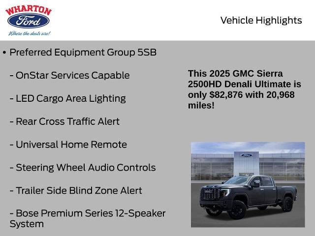 Used 2025 GMC Sierra 2500 Denali Ultimate AWD/4WD image 31