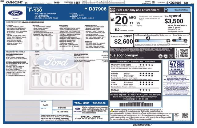 Certified 2025 Ford F150 XLT w/ Equipment Group 301A Standard image 29