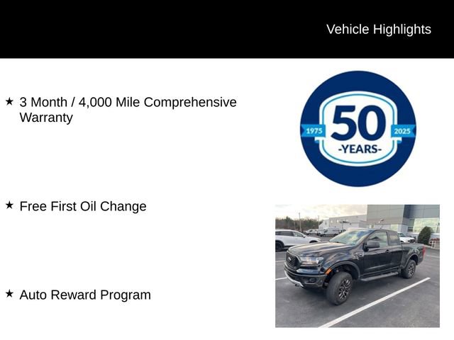 Certified 2019 Ford Ranger XLT w/ Equipment Group 301A Mid image 2