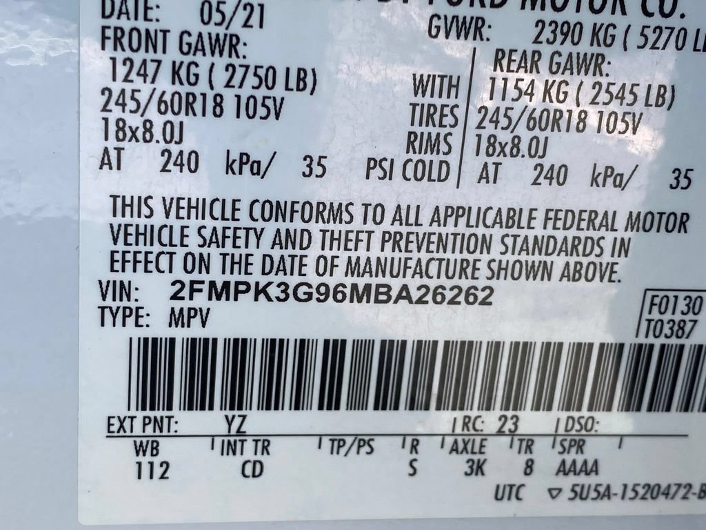 Certified 2021 Ford Edge SE FWD image 33