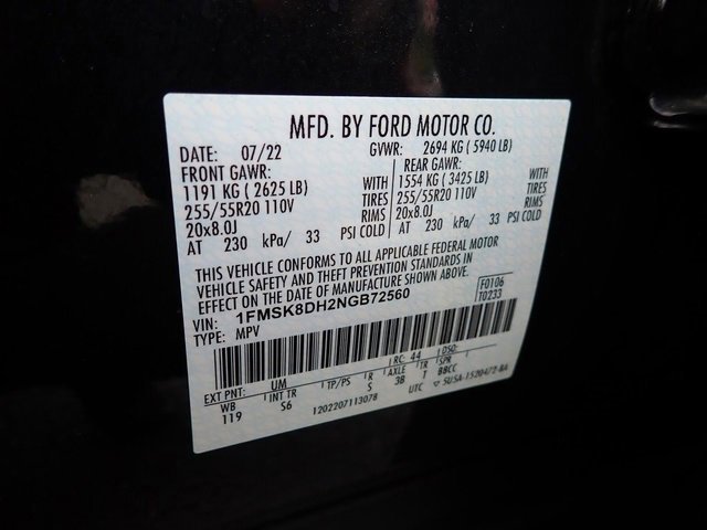 Certified 2022 Ford Explorer XLT w/ Equipment Group 202A image 23