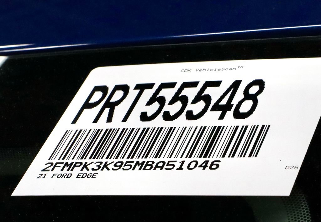 Certified 2021 Ford Edge Titanium w/ Cargo Accessory Package FWD image 30