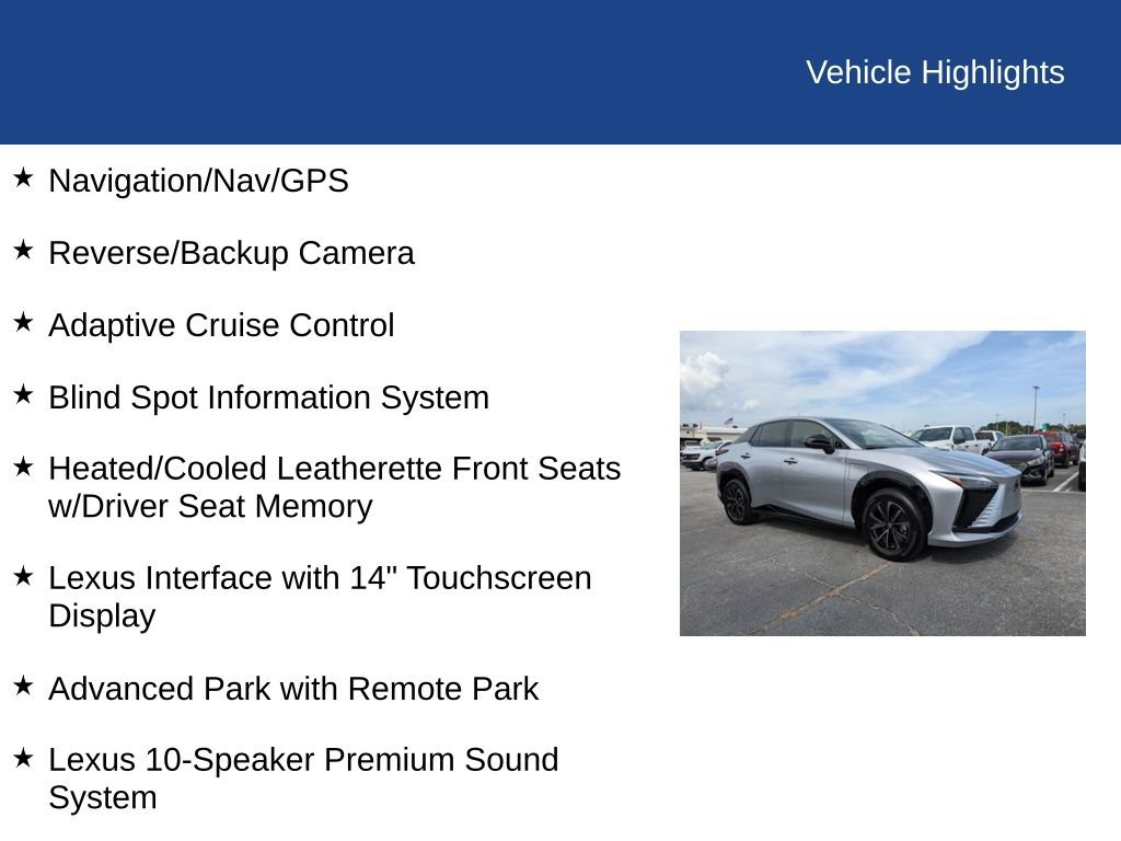Used 2026 Lexus RZ 350e 2WD w/ Convenience Package image 34