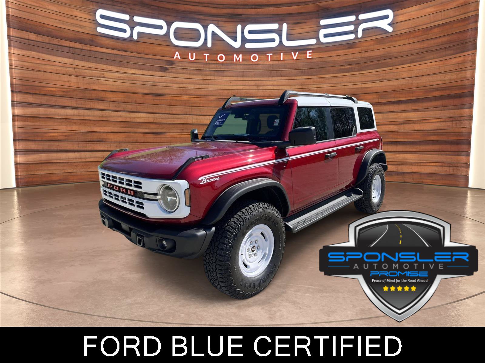 Certified 2025 Ford Bronco Heritage Edition AWD/4WD image 1