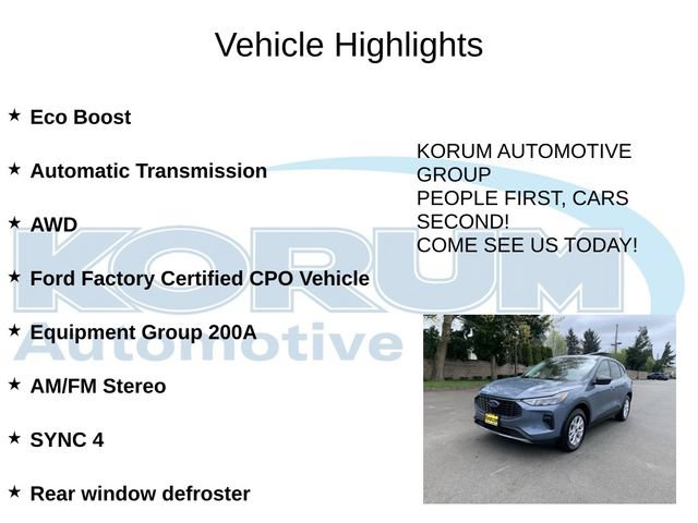 Certified 2025 Ford Escape Active AWD/4WD image 4