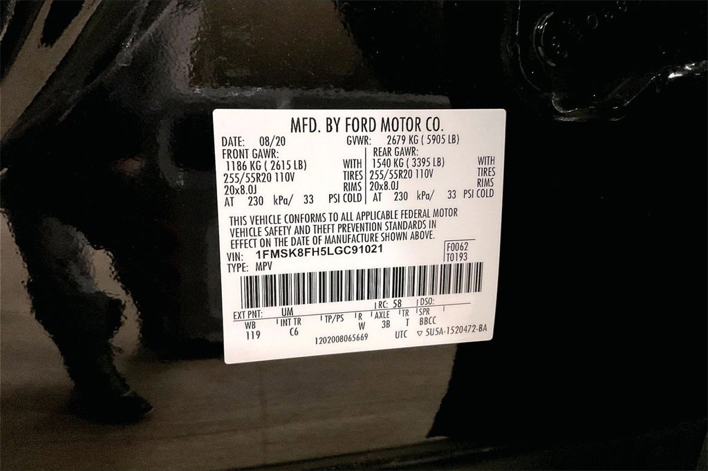 Certified 2020 Ford Explorer Limited image 30