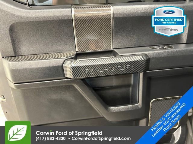 Certified 2018 Ford F150 Raptor w/ Equipment Group 802A Luxury image 35