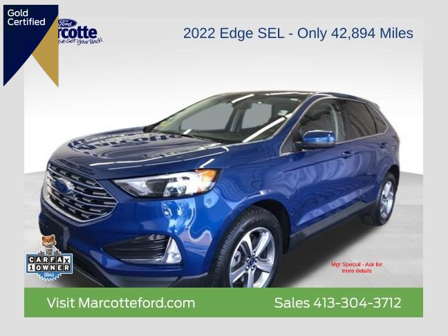 Certified 2022 Ford Edge SEL w/ Convenience Package