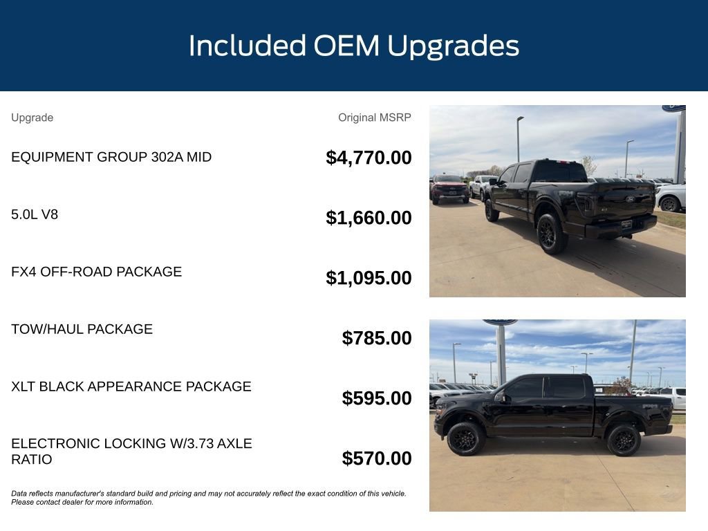 Certified 2024 Ford F150 XLT w/ Equipment Group 302A MID image 6