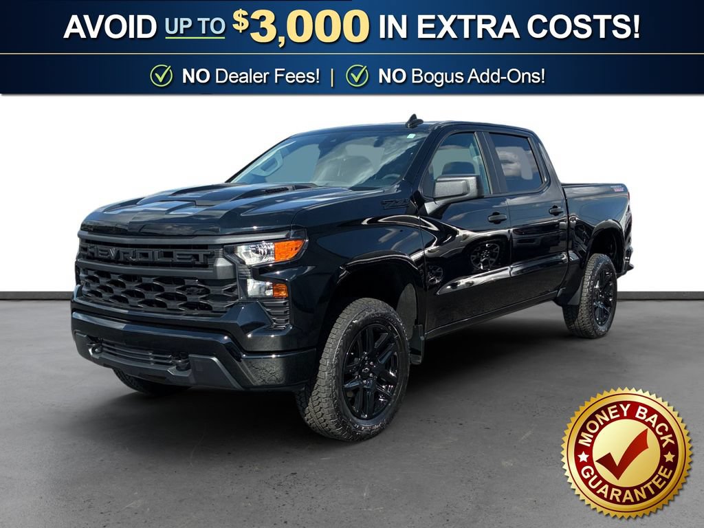 Used 2026 Chevrolet Silverado 1500 Custom Trail Boss w/ Turbomax Blackout Package AWD/4WD image 1