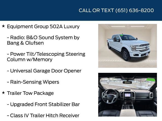 Certified 2019 Ford F150 Lariat w/ Equipment Group 502A Luxury image 15