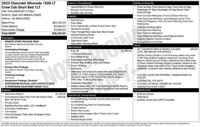 Used 2023 Chevrolet Silverado 1500 LT AWD/4WD image 22