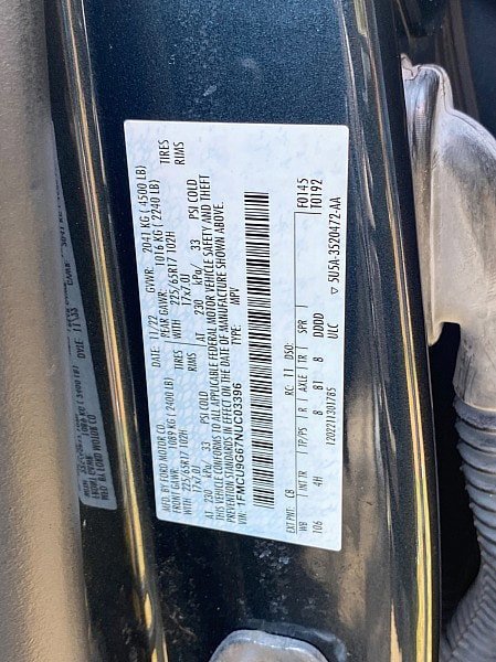 Certified 2022 Ford Escape SE AWD/4WD image 49