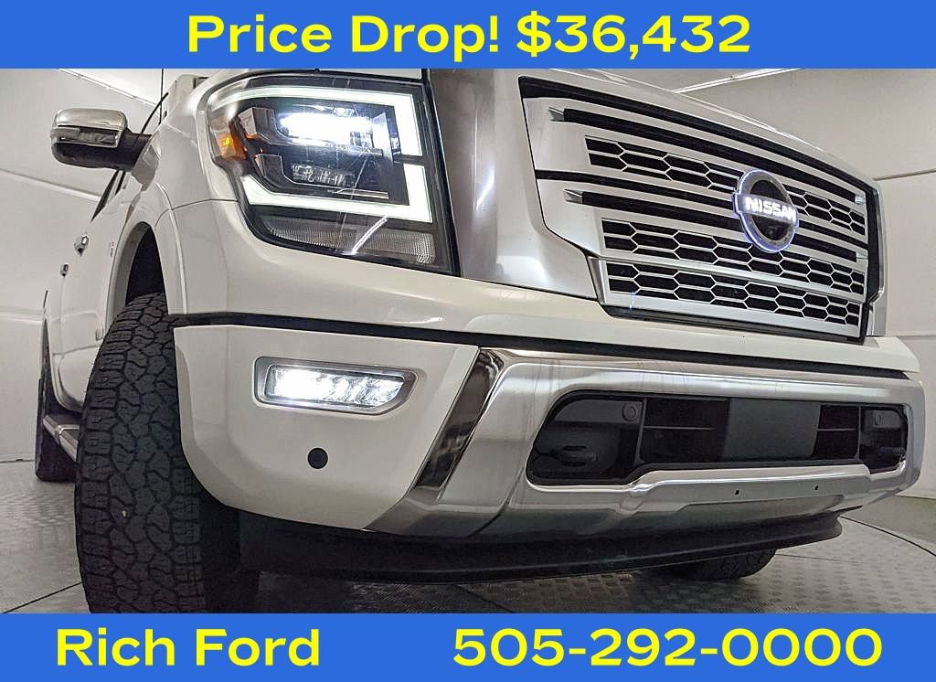 Used 2021 Nissan Titan Platinum Reserve w/ Moonroof Package AWD/4WD image 25