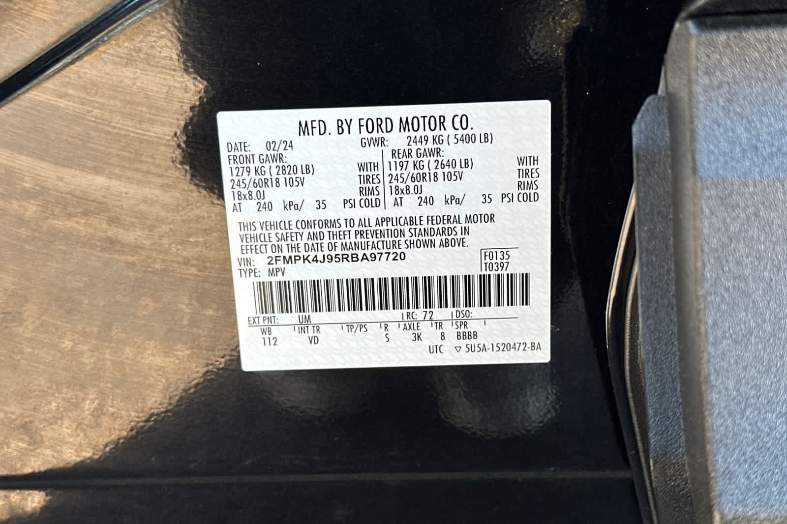 Certified 2024 Ford Edge SEL AWD/4WD image 28