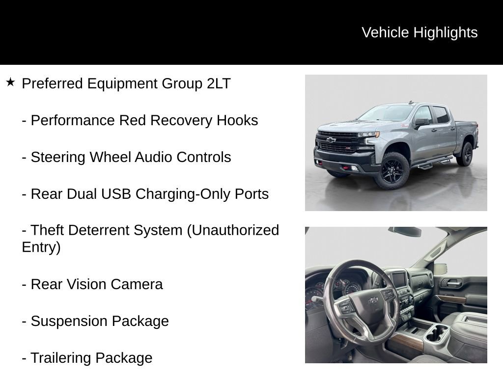 Used 2022 Chevrolet Silverado 1500 LT Trail Boss w/ Bed Protection Package AWD/4WD image 26