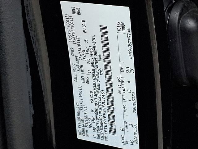 Certified 2017 Ford F150 XLT w/ Equipment Group 302A Luxury image 27