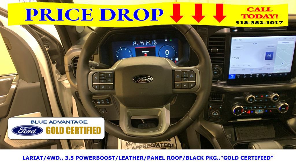 Certified 2025 Ford F150 Lariat w/ Equipment Group 502A High image 38