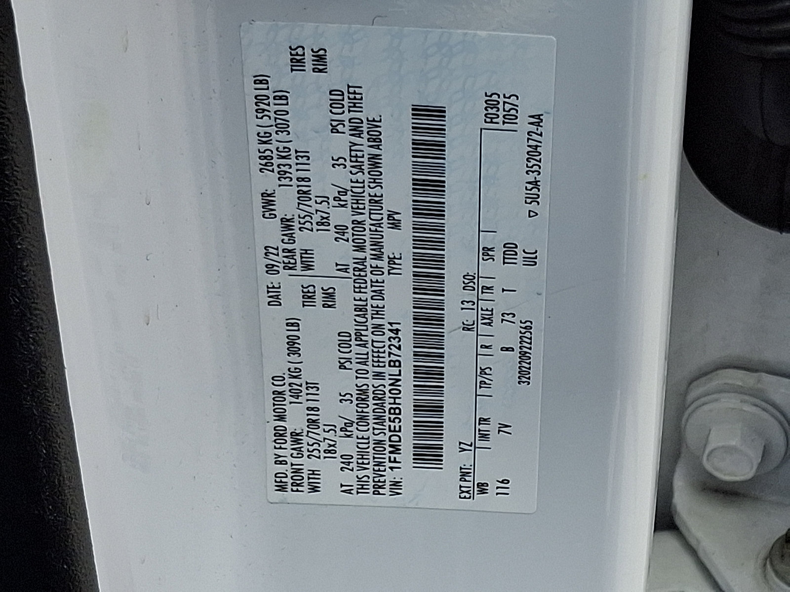 Certified 2022 Ford Bronco Outer Banks AWD/4WD image 27