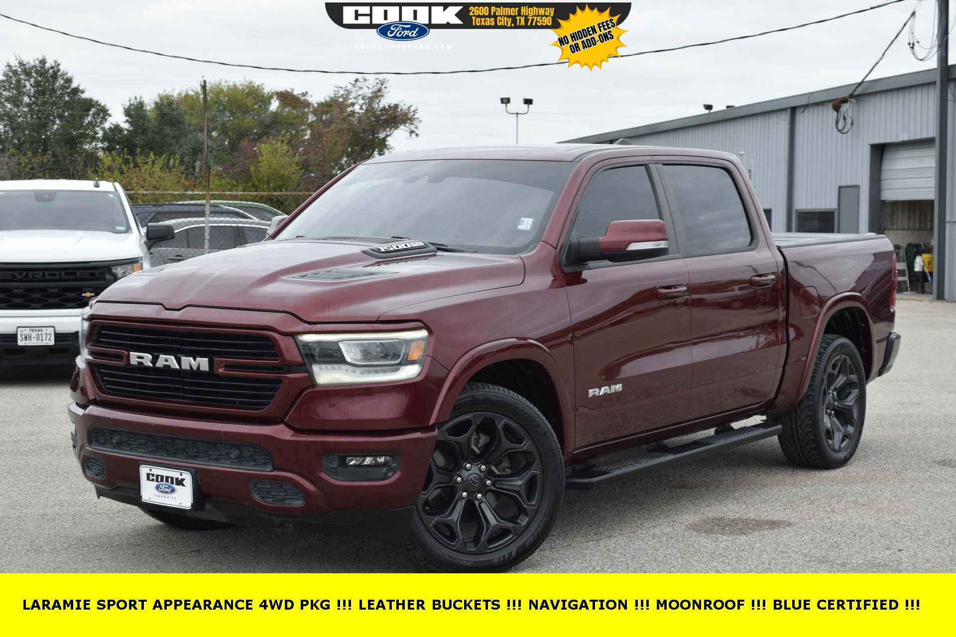 Used 2021 RAM 1500 Laramie w/ Sport Appearance Package image 1