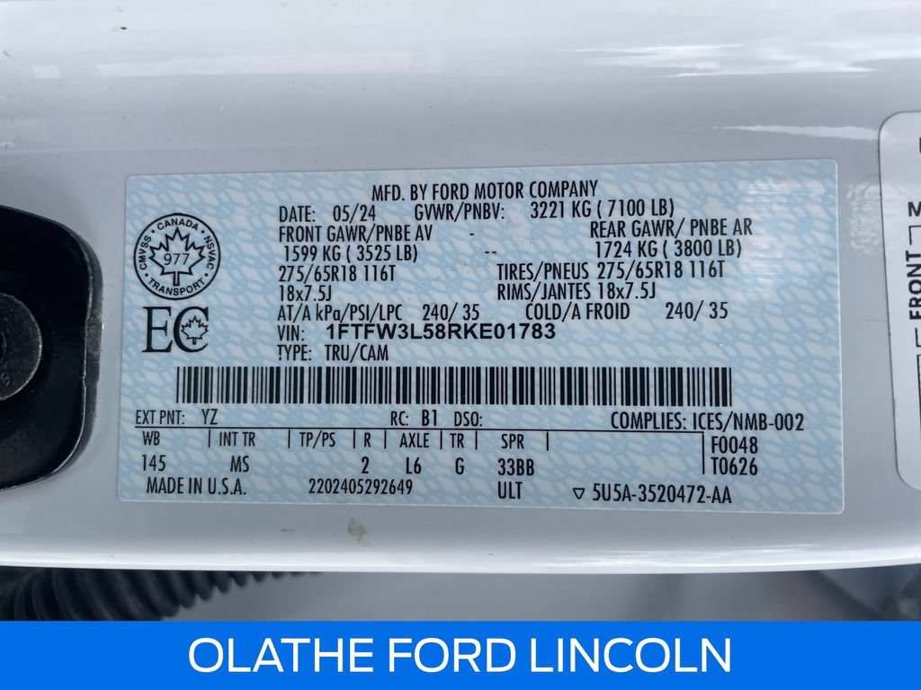 Certified 2024 Ford F150 XLT w/ Tow/Haul Package AWD/4WD image 17