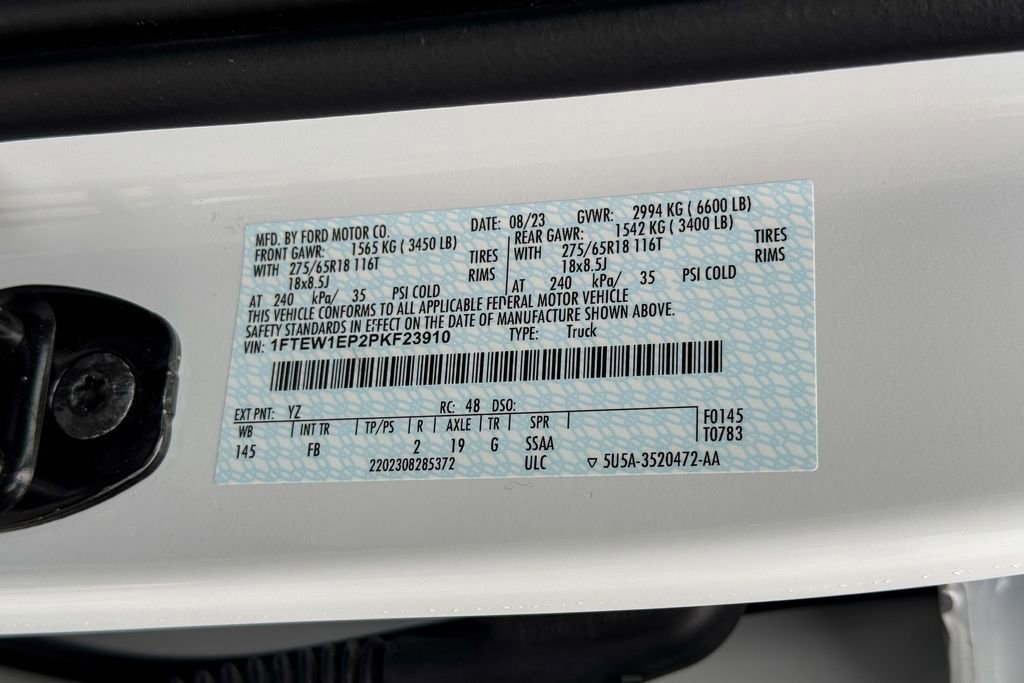 Certified 2023 Ford F150 XLT w/ Equipment Group 302A High image 25