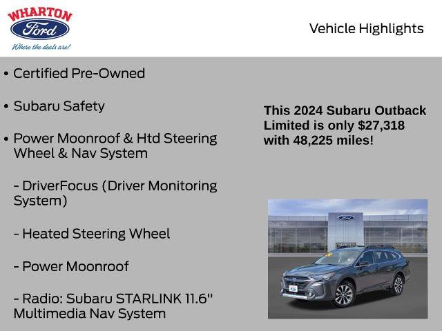 Used 2024 Subaru Outback Limited AWD/4WD image 6