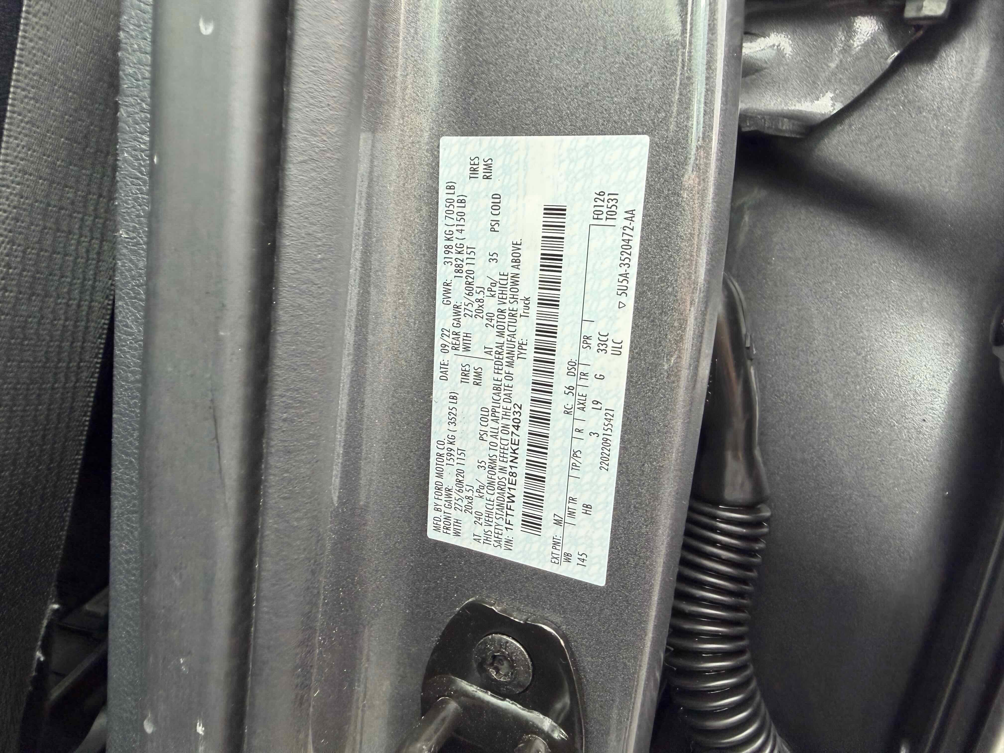 Certified 2022 Ford F150 Lariat w/ Max Trailer Tow Package image 33