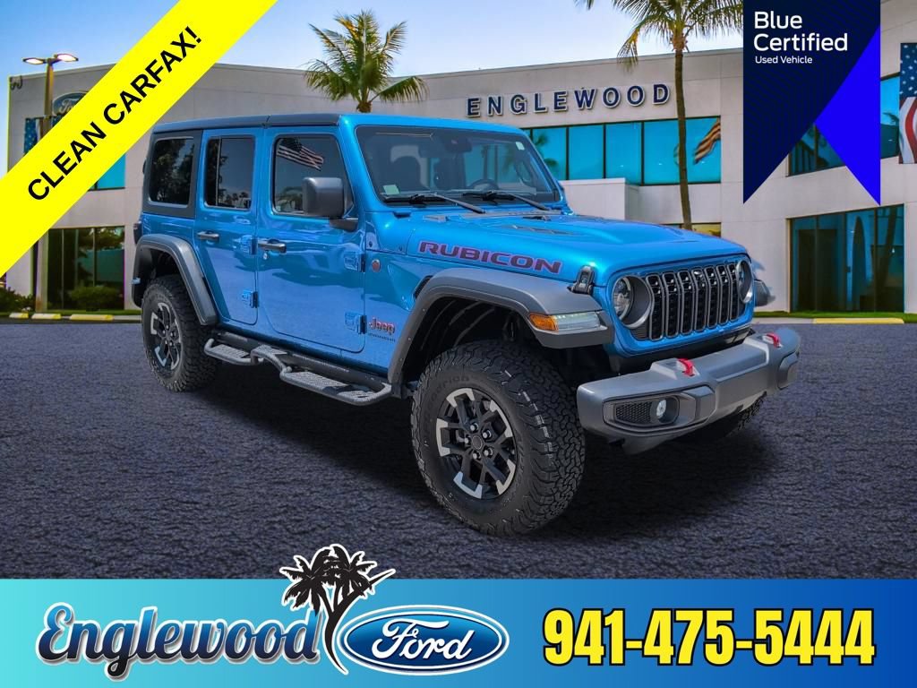 Used 2024 Jeep Wrangler Unlimited Rubicon w/ Technology Group