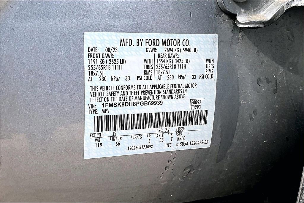 Certified 2023 Ford Explorer XLT w/ Equipment Group 202A image 34