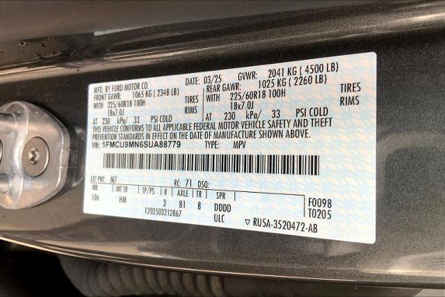 Certified 2025 Ford Escape ST-Line image 34