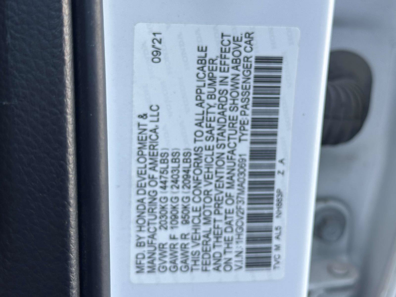Used 2021 Honda Accord Sport image 25