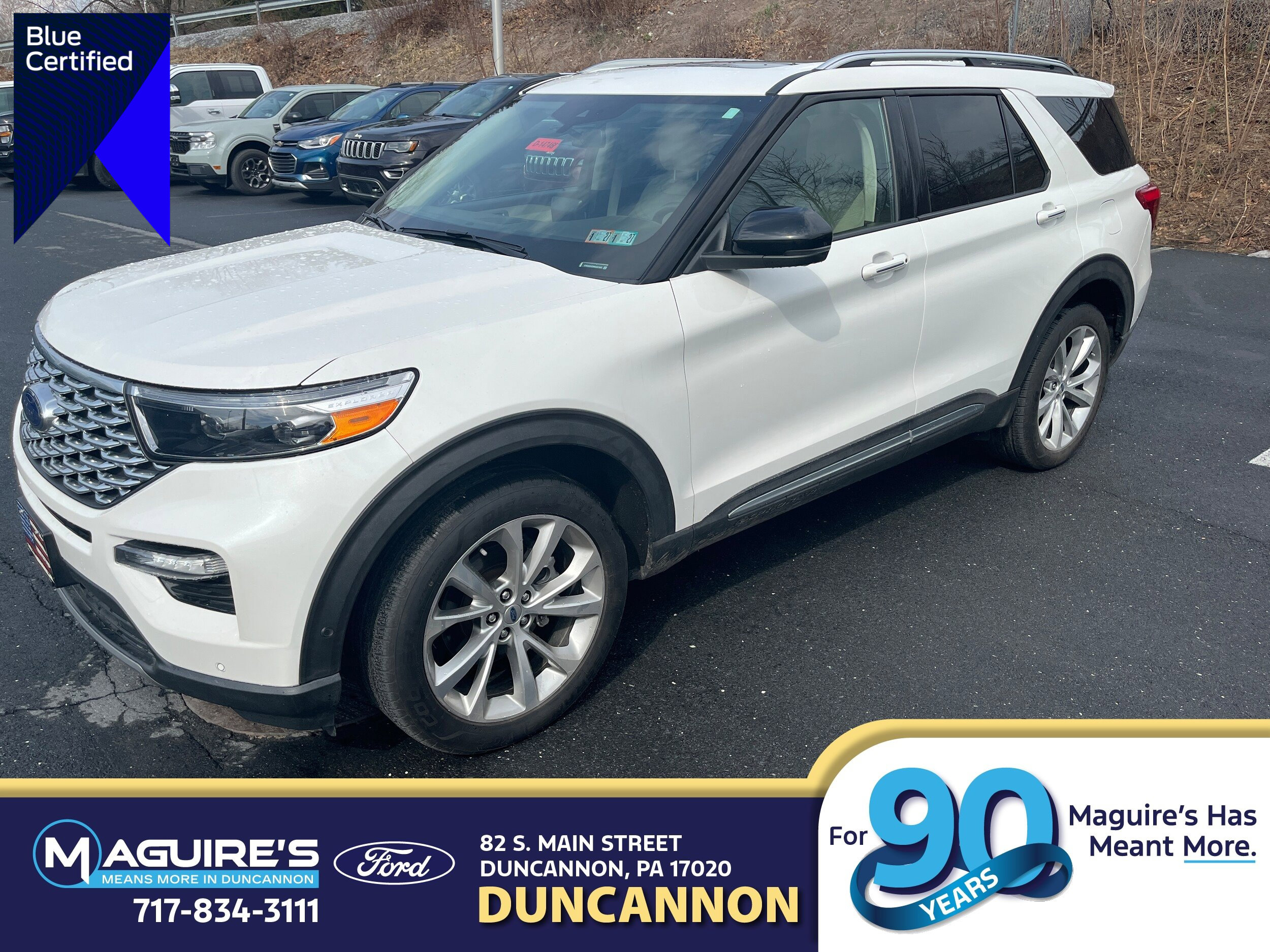 Certified 2021 Ford Explorer Platinum w/ Equipment Group 601A image 1