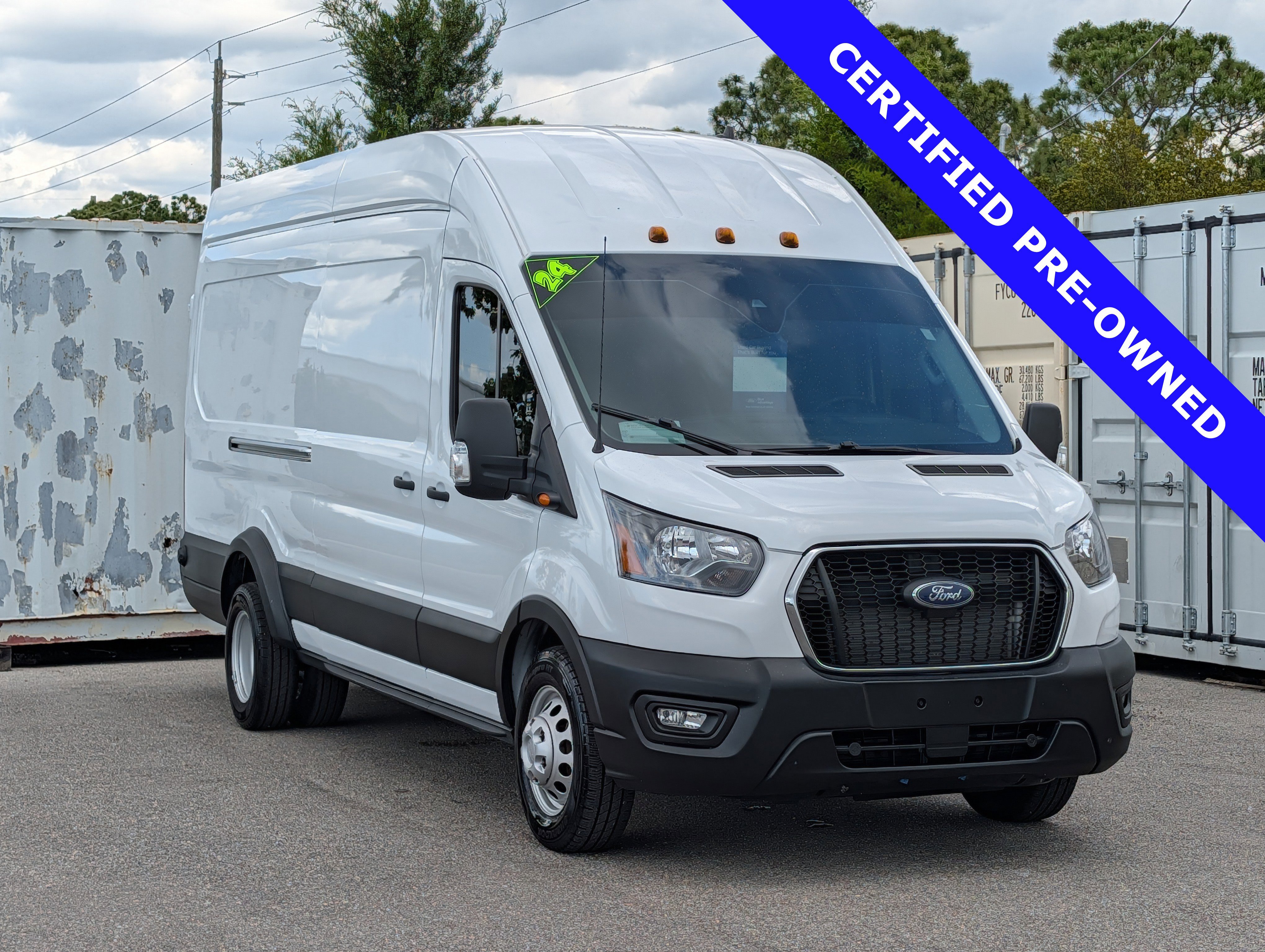 Certified 2024 Ford Transit 350 148 High Roof DRW AWD w/ Exterior Upgrade Package video 2