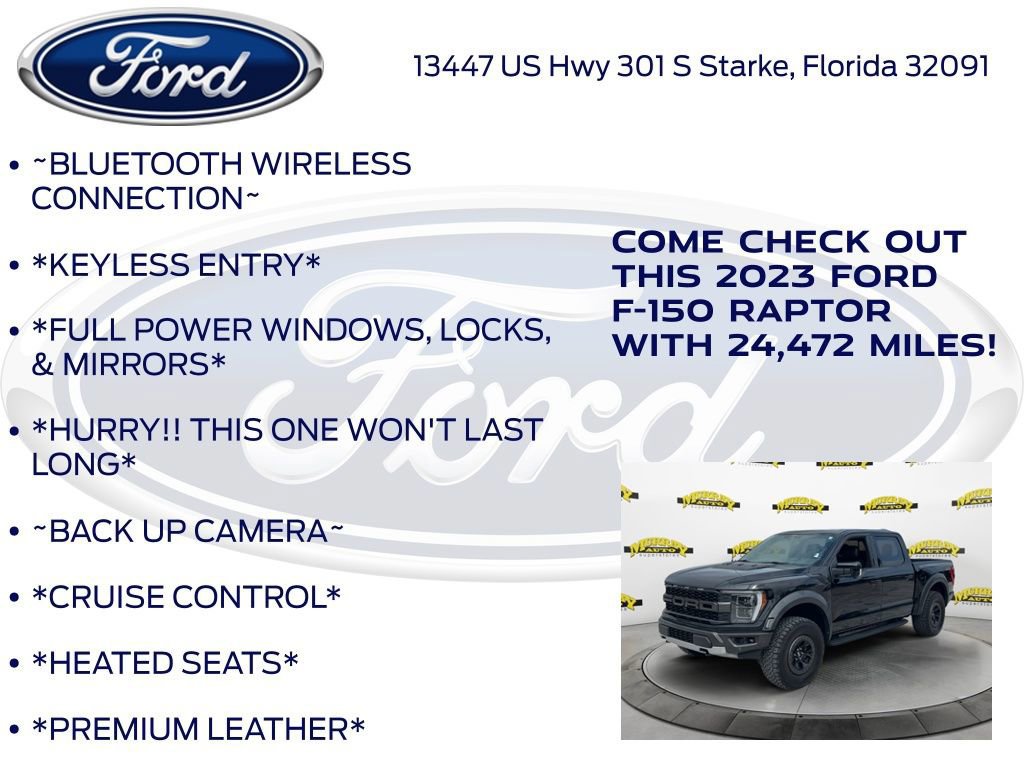 Certified 2023 Ford F150 Raptor w/ Raptor Carbon Fiber Package image 12