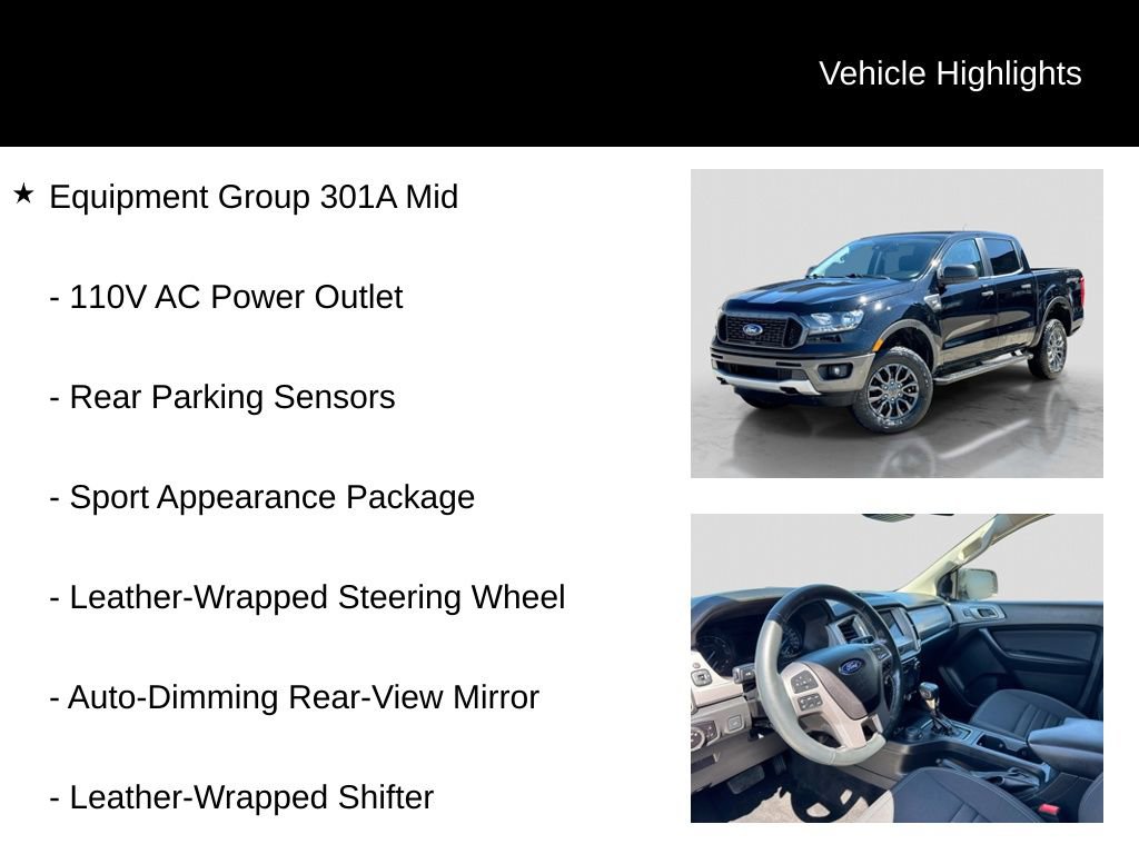 Certified 2023 Ford Ranger XLT w/ Equipment Group 301A Mid AWD/4WD image 6