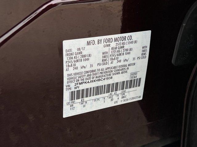 Certified 2017 Ford Edge SEL w/ Equipment Group 201A AWD/4WD image 24