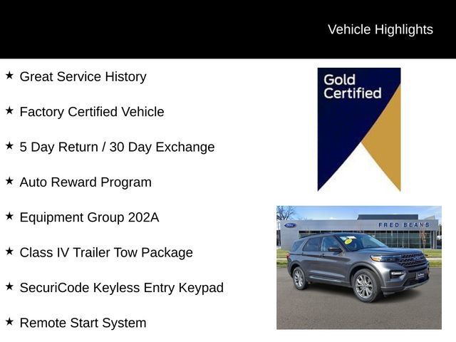 Certified 2023 Ford Explorer XLT w/ Equipment Group 202A AWD/4WD image 4