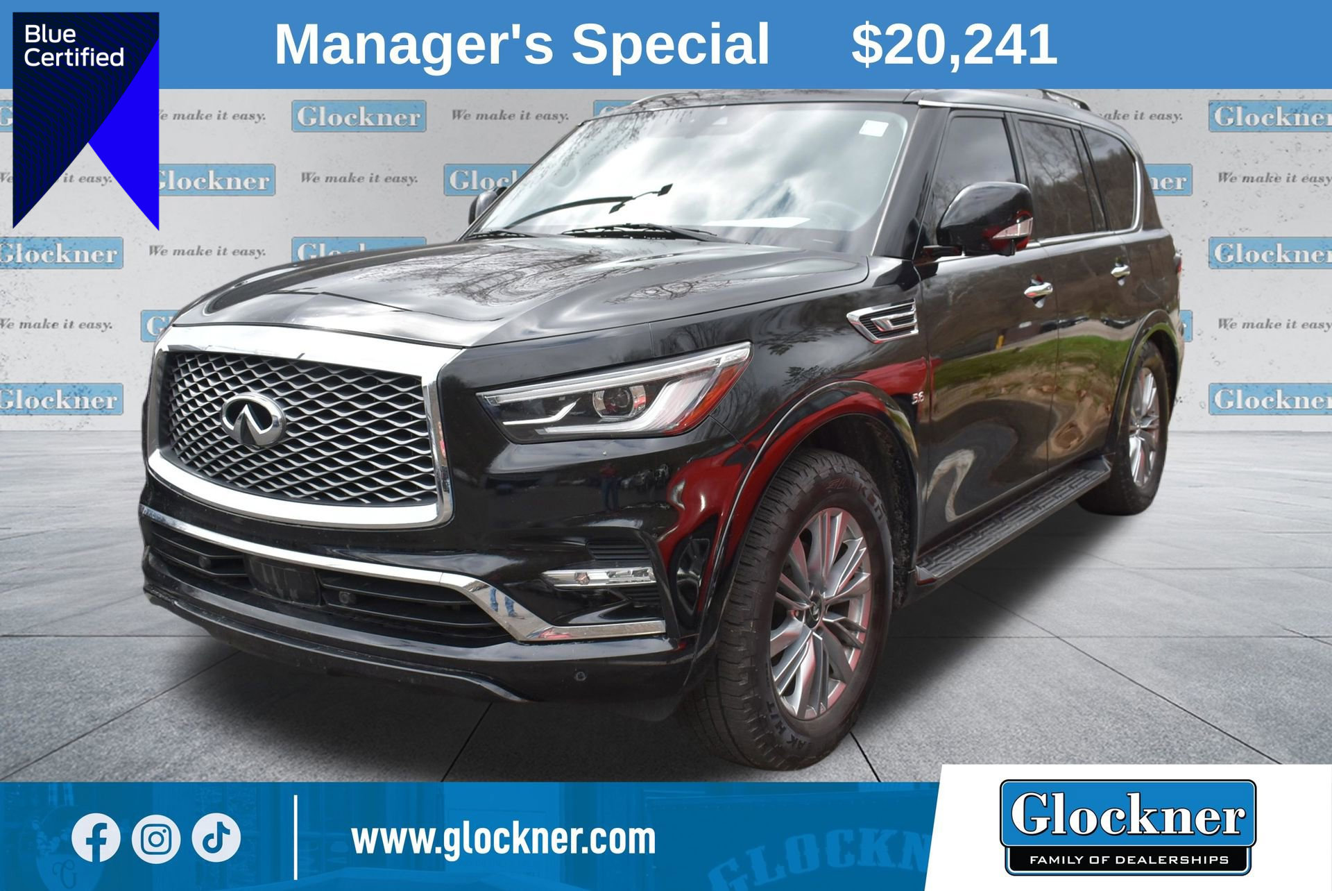 Used 2020 INFINITI QX80 Luxe w/ Proassist Package