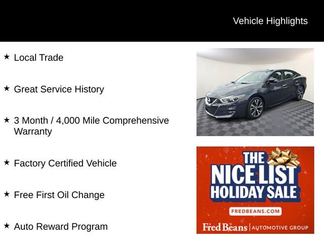 Used 2017 Nissan Maxima Platinum image 3