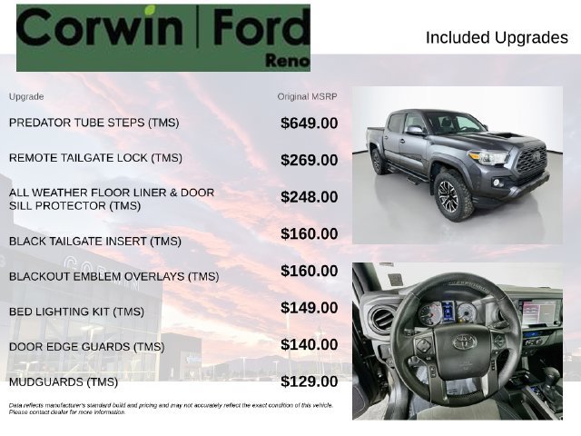 Used 2021 Toyota Tacoma TRD Sport AWD/4WD image 3