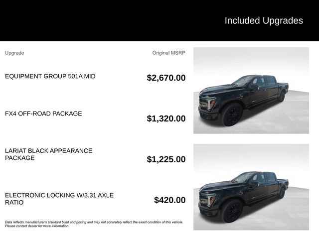 Certified 2025 Ford F150 Lariat w/ Equipment Group 501A Mid AWD/4WD image 5