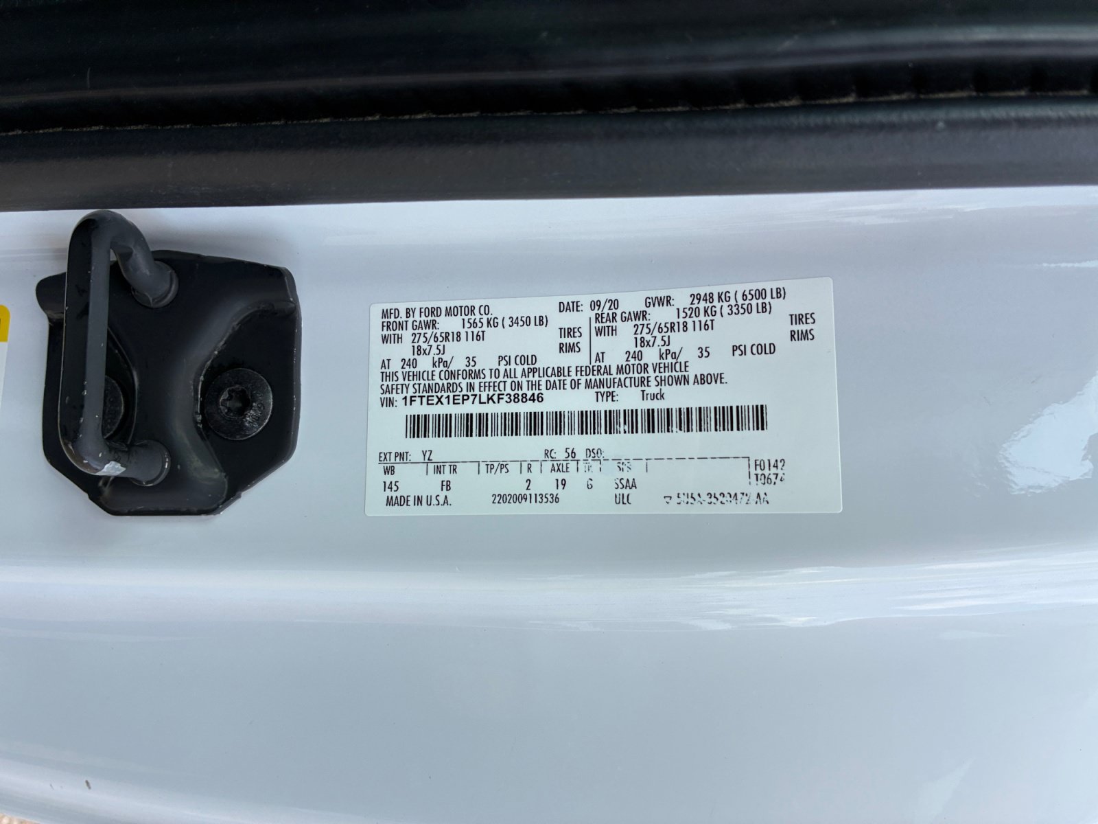 Certified 2020 Ford F150 XLT w/ Equipment Group 302A Luxury AWD/4WD image 25