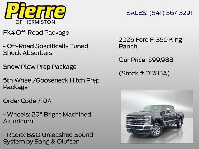 Certified 2026 Ford F350 King Ranch w/ Chrome Package AWD/4WD image 12