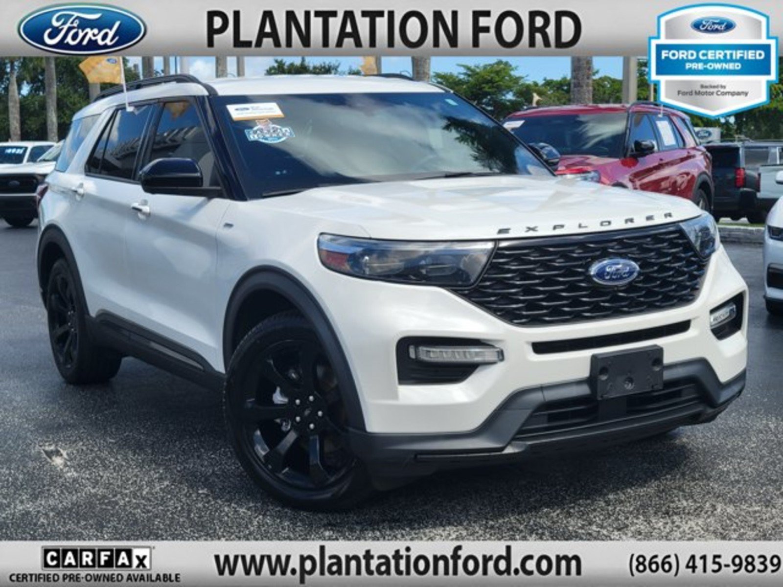 Certified 2022 Ford Explorer ST-Line w/ Class IV Trailer Tow Package